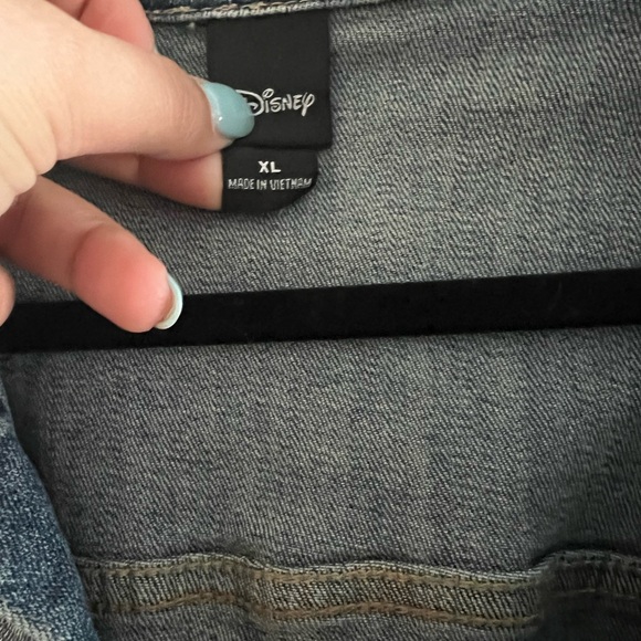 Never worn. Beauty and the Beast denim jacket. Size XL - Picture 4 of 4